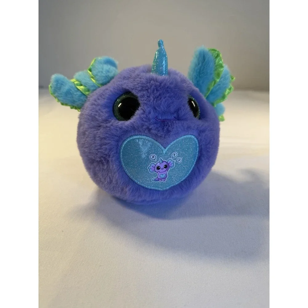 Rainbocorns Axolotlcorn Surprise by ZURU, Collectible Plush Toy Purple